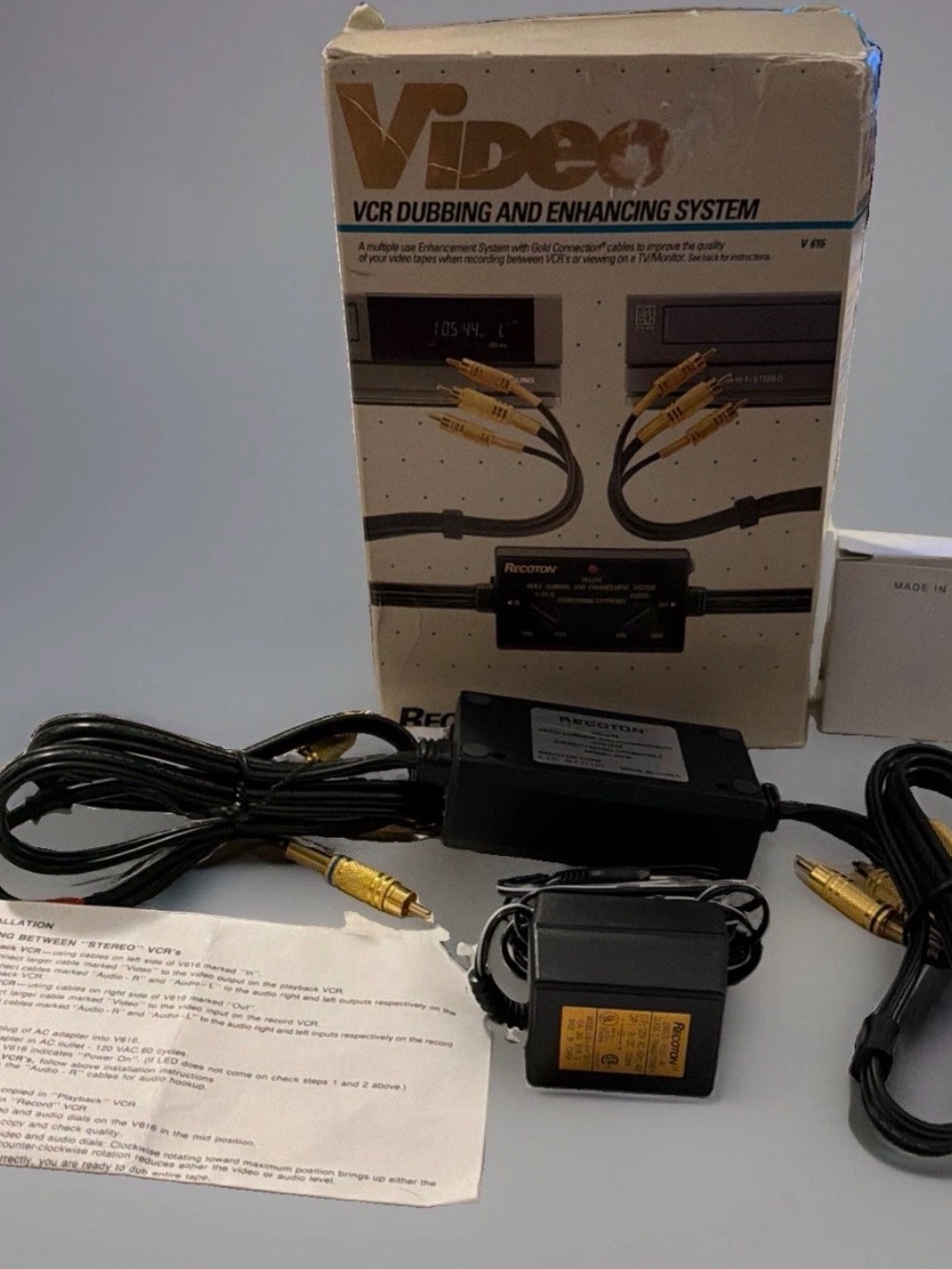 VCR Dubbing & Enhancing System – Black